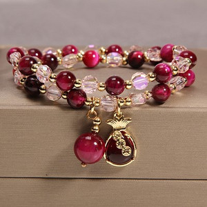 Διπλό βραχιόλι με χρωματιστές χάντρες - διαφορετικά μοντέλα