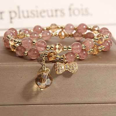 Διπλό βραχιόλι με χρωματιστές χάντρες - διαφορετικά μοντέλα