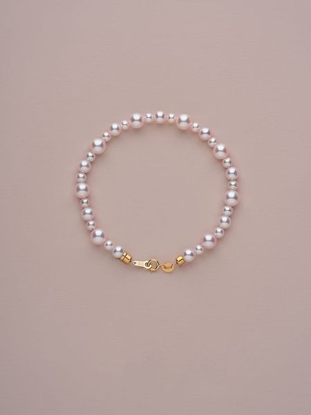 Λεπτό γυναικείο βραχιόλι με πέρλες