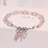 Καθημερινό βραχιόλι με χάντρες και μενταγιόν