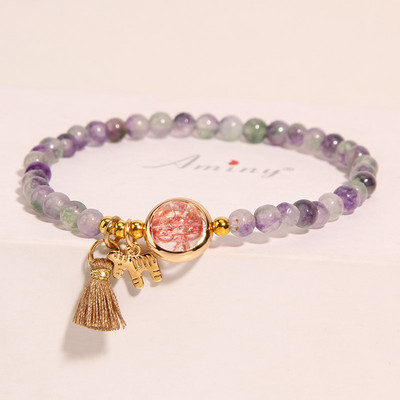 Καθημερινό βραχιόλι με χάντρες και μενταγιόν