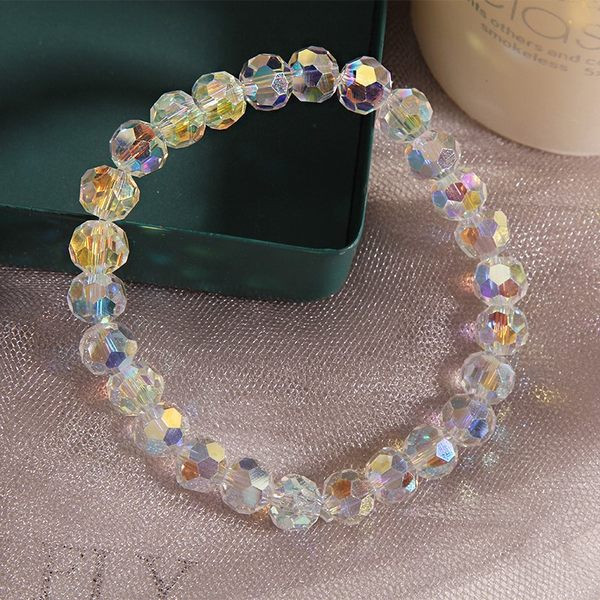 Γυναικείο βραχιόλι με διάφανες χάντρες