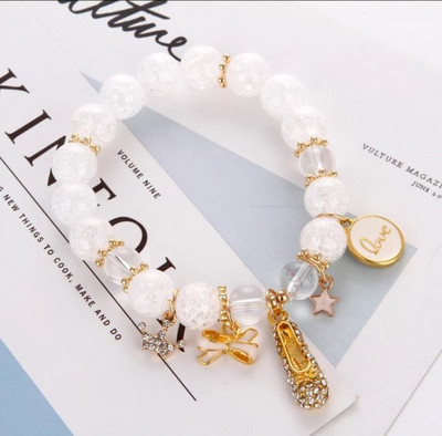 Μοντέρνο γυναικείο βραχιόλι με χρωματιστές πέτρες