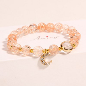 Naiste igapäevane käevõru helmeste ja ripatsidega