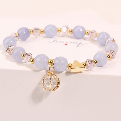 Naiste igapäevane käevõru helmeste ja ripatsidega