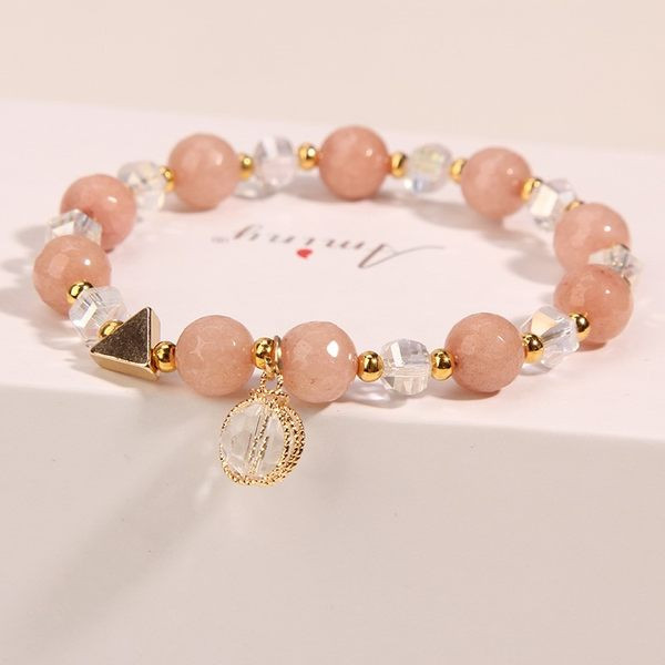 Naiste igapäevane käevõru helmeste ja ripatsidega