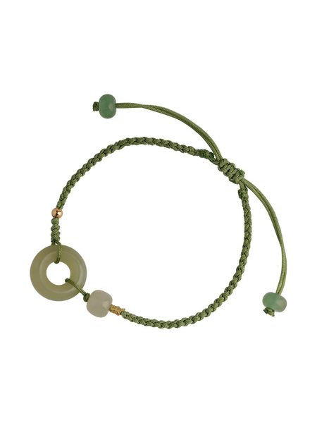 Γυναικείο βραχιόλι με χάντρες και κορδόνια