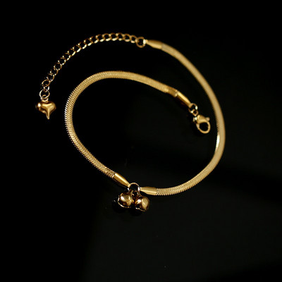 Γυναικείο βραχιόλι στον αστράγαλο σε χρυσό χρώμα - διαφορετικά μοντέλα