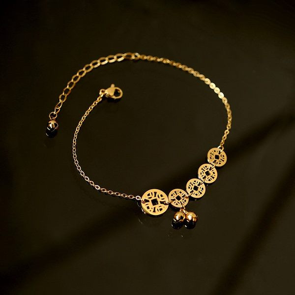 Γυναικείο βραχιόλι στον αστράγαλο σε χρυσό χρώμα - διαφορετικά μοντέλα