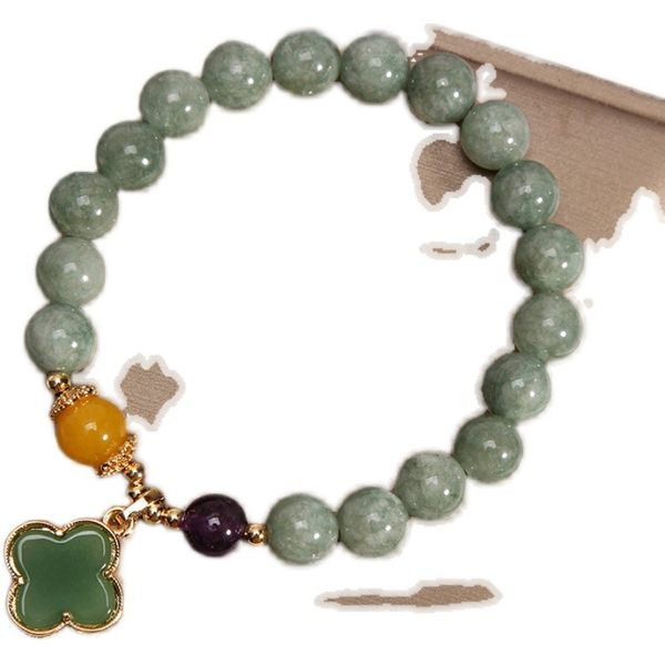 Μοντέρνο γυναικείο βραχιόλι με πέτρες και μενταγιόν