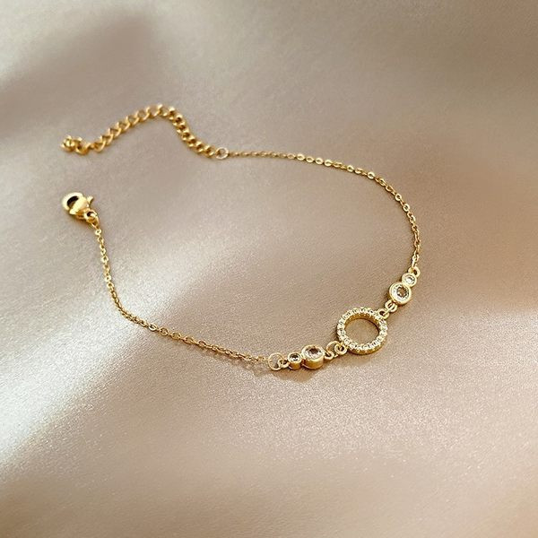 Õrn naiste kuldse värvi käevõru