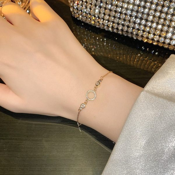 Õrn naiste kuldse värvi käevõru