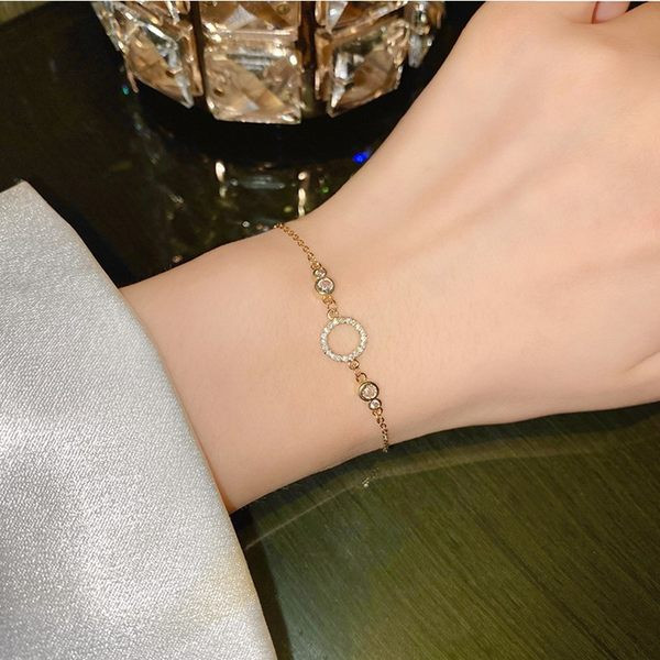 Õrn naiste kuldse värvi käevõru