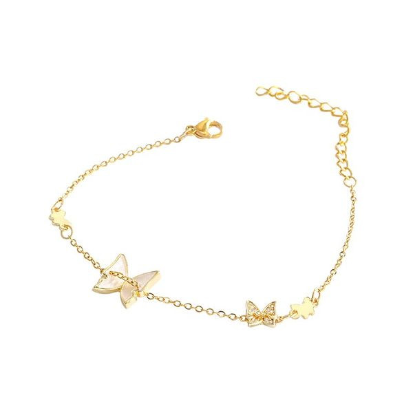 Moderna ženska narukvica ukrašena leptirićima