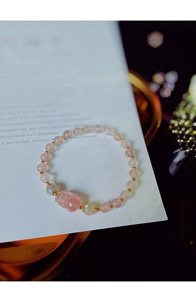 Γυναικείο βραχιόλι με χρωματιστές χάντρες