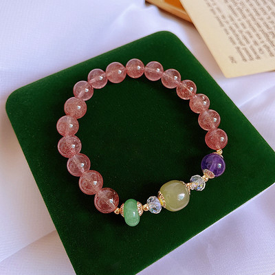 Γυναικείο βραχιόλι με χρωματιστές χάντρες