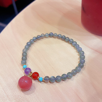 Γυναικείο βραχιόλι με χρωματιστές χάντρες