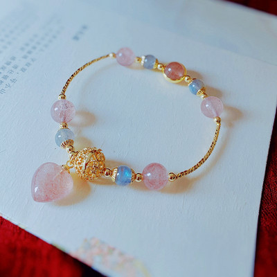 Γυναικείο βραχιόλι με χρωματιστές χάντρες