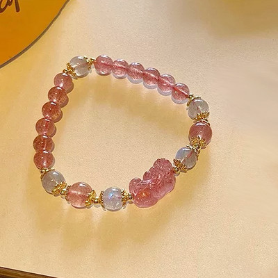 Γυναικείο βραχιόλι με χρωματιστές χάντρες