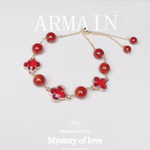 Μοντέρνο γυναικείο βραχιόλι με χρωματιστές πέτρες