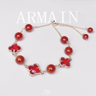 Μοντέρνο γυναικείο βραχιόλι με χρωματιστές πέτρες