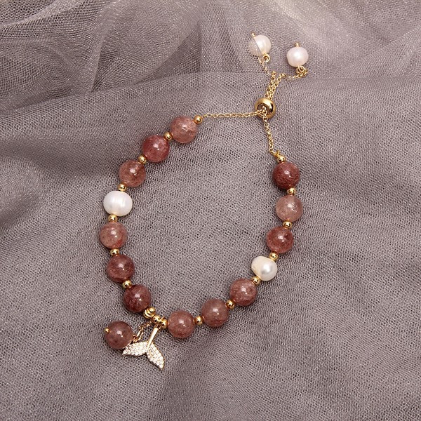 Ženska narukvica s perlama i perlama