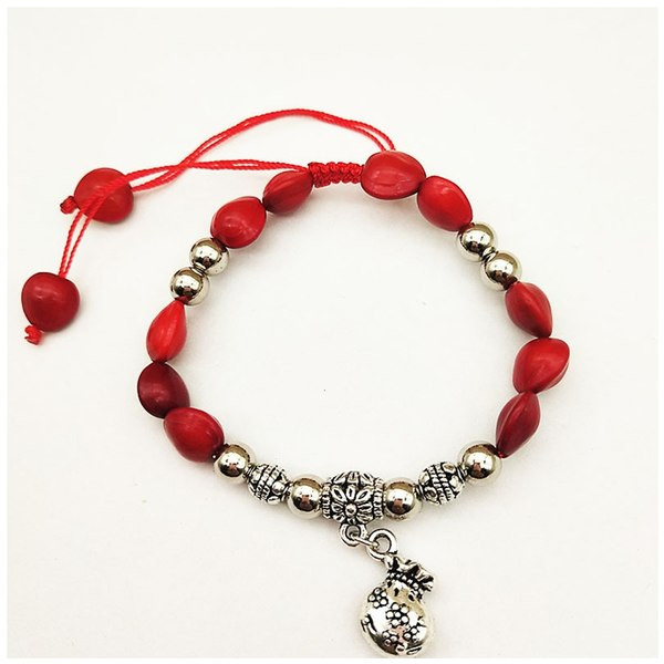 Ženska svakodnevna narukvica s perlama i privjeskom