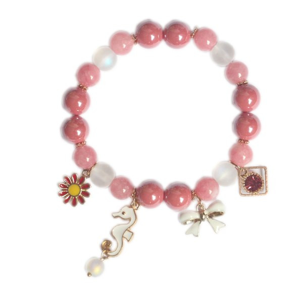 Модерна гривна с висулки и мъниста 