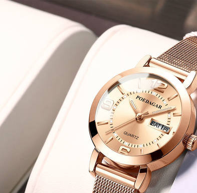 Moderan ženski sat od nehrđajućeg čelika