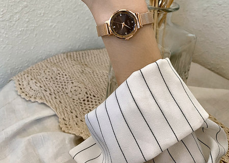 Uus mudel metallist ketiga naiste käekell