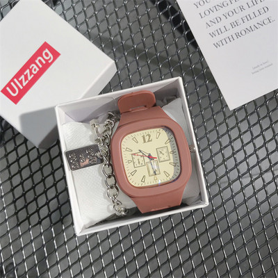 Γυναικείο τετράγωνο ρολόι νέο μοντέλο