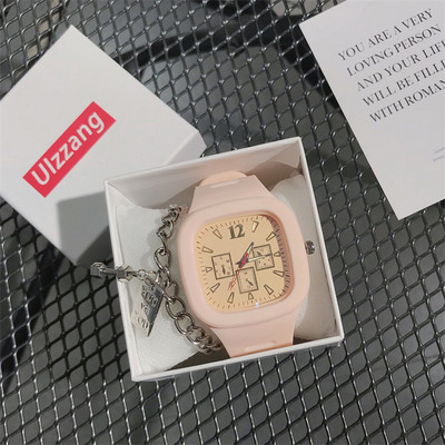 Γυναικείο τετράγωνο ρολόι νέο μοντέλο