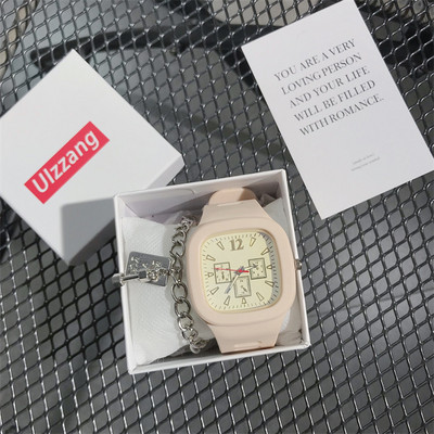 Γυναικείο τετράγωνο ρολόι νέο μοντέλο