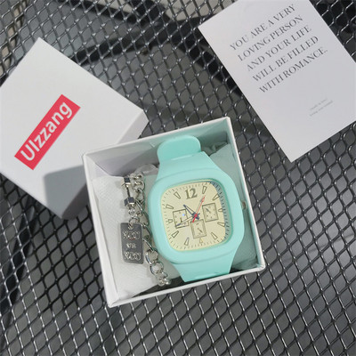 Γυναικείο τετράγωνο ρολόι νέο μοντέλο