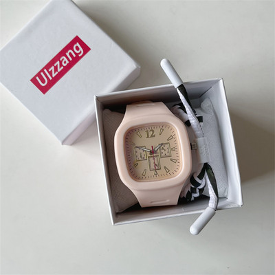 Καθημερινό γυναικείο ρολόι με τετράγωνο σχήμα