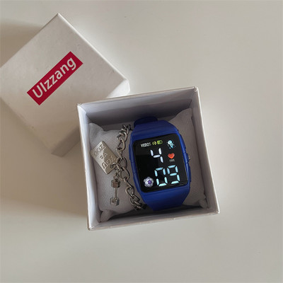 Μοντέρνο γυναικείο τετράγωνο ρολόι - πολλά χρώματα