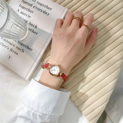 Μοντέρνο γυναικείο ρολόι με στρογγυλό σχήμα - πολλά χρώματα