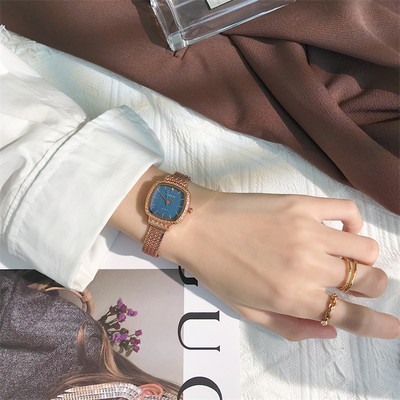 Γυναικείο vintage τετράγωνο ρολόι