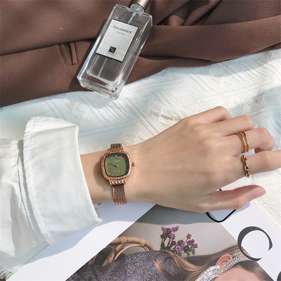 Γυναικείο vintage τετράγωνο ρολόι