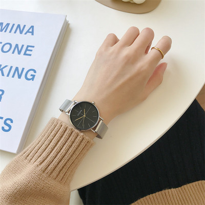 Γυναικείο αδιάβροχο ρολόι με μεταλλικό λουράκι