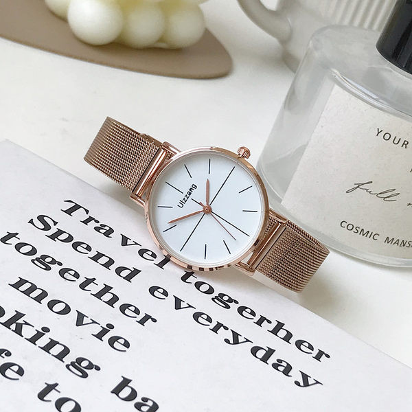 Γυναικείο αδιάβροχο ρολόι με μεταλλικό λουράκι