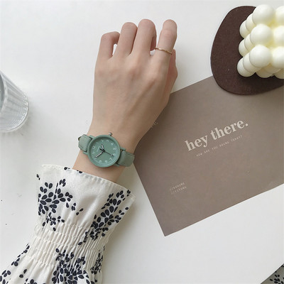 Καθημερινό ρολόι με δερμάτινο λουράκι - πολλά χρώματα