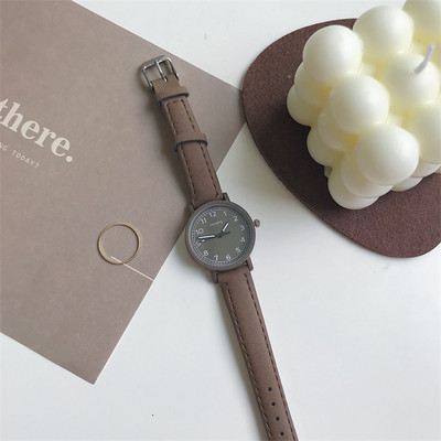 Καθημερινό ρολόι με δερμάτινο λουράκι - πολλά χρώματα