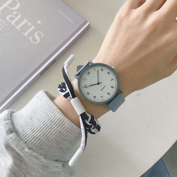 Στρογγυλό unisex ρολόι με στρογγυλό καντράν