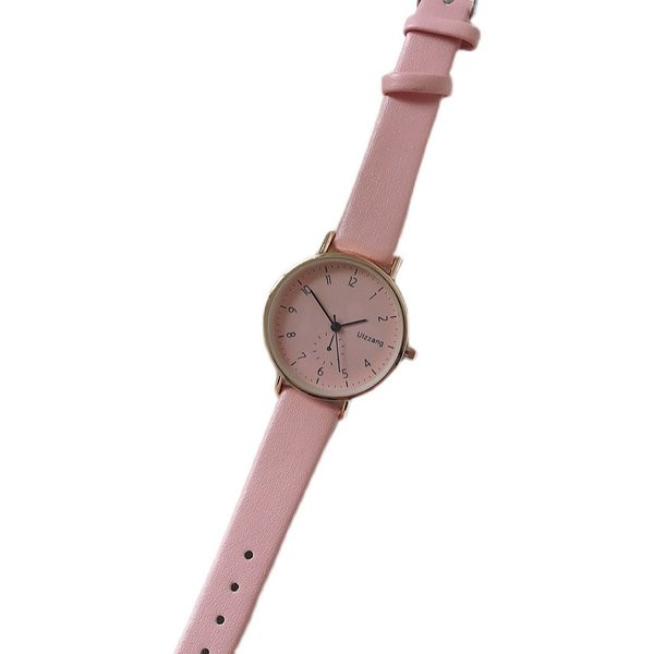 Dnevni sat s kožnim remenom za žene