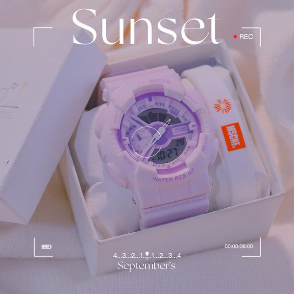 Αδιάβροχο αθλητικό ρολόι για γυναίκες