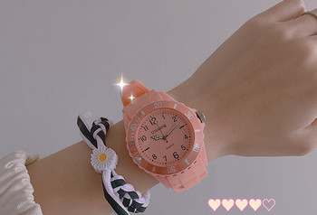 Καθημερινό γυναικείο ρολόι με στρογγυλό σχήμα - πολλά χρώματα