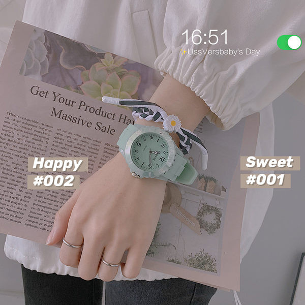 Dnevni ženski sat okruglog oblika - više boja