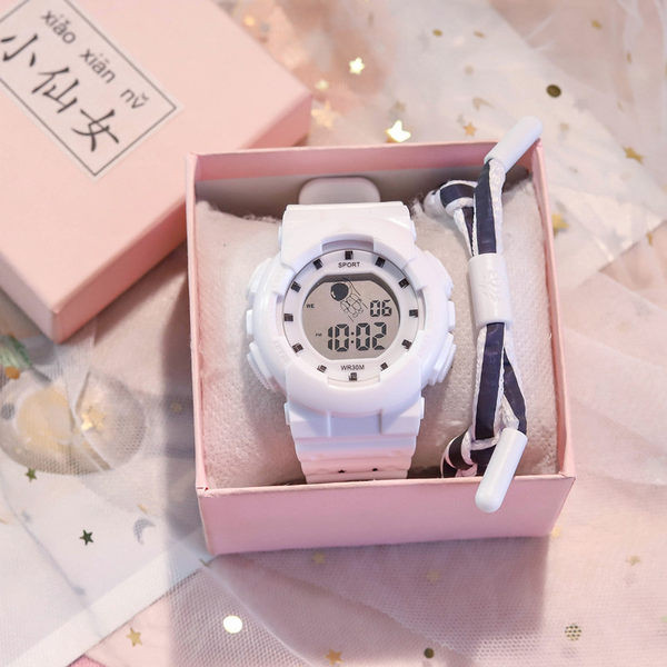 Vaikiškas elektroninis laikrodis mergaitėms