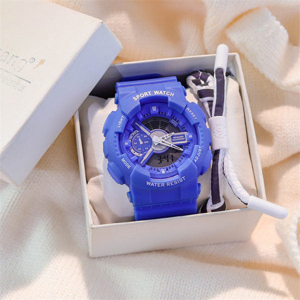 Bērnu elektroniskais pulkstenis zēniem un meitenēm ar lielu ciparnīcu